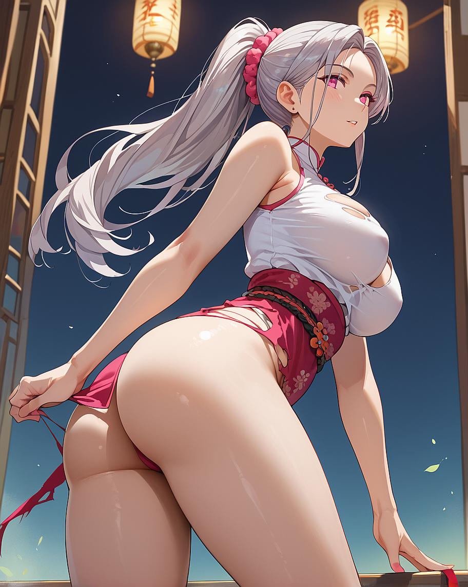 Anime character in traditional Chinese clothing.