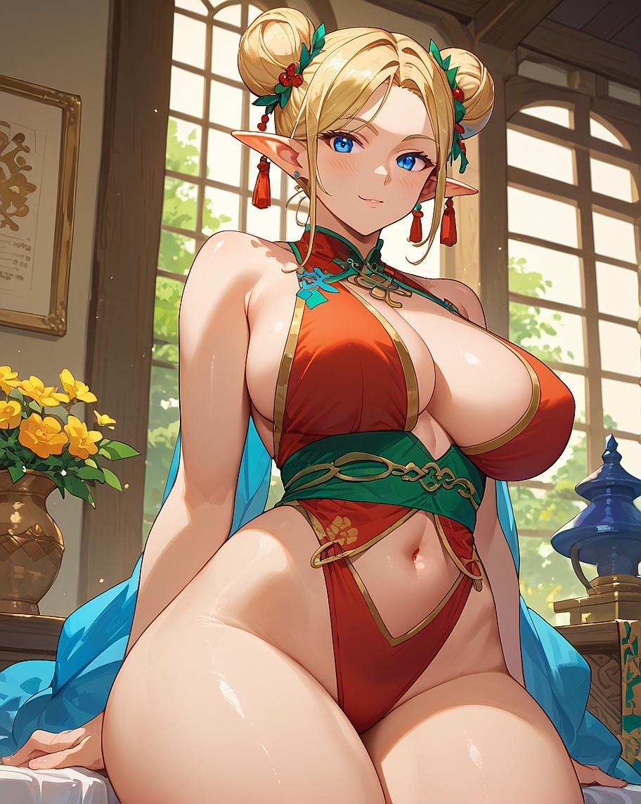 "Anime character in traditional Chinese attire."